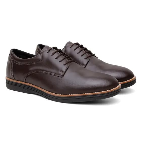Sapato Oxford Sport Fino Macio Elegante Solado Super Macio