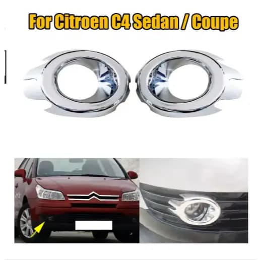 CAPA DE LUZ DE NEBLINA DIANTEIRA CROMADA – CITROËN C4 SALOON / SEDAN / COUPÉ