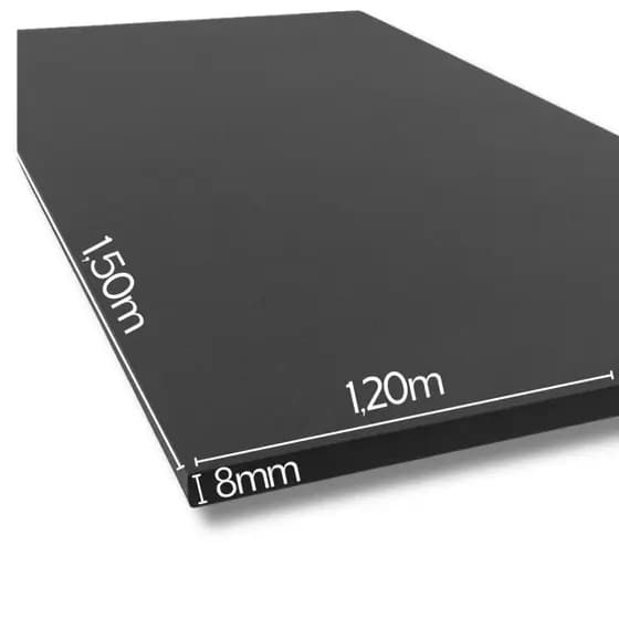 Tapete de Yoga Colchonete Exercícios ECONÔMICO 1,50m x 1,20m x 8mm | EVA para Atividades Físicas, Piso, Academia, Tatame