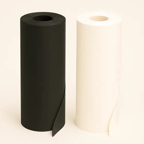 EVA Preto ou Branco 2mm, 3mm ou 4mm | Bobina 1,40m Largura | Tamanho 1m a 5m | Artesanato, Piso, Calçado, Escolar