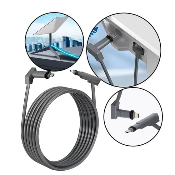 Cabo Satélite Extensão Star SL link Retangular V2 Gen2 V2 10 Metros