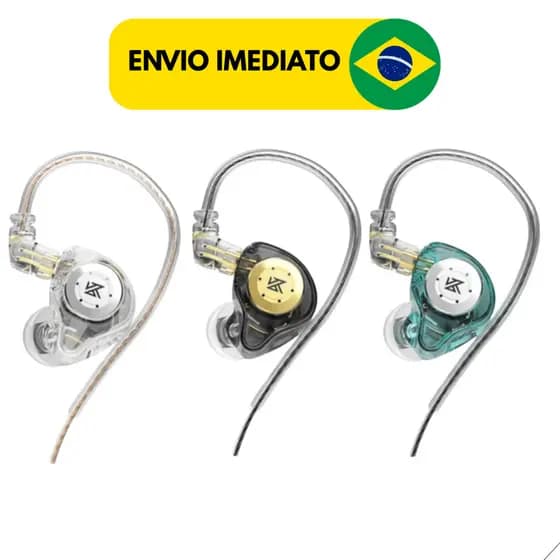 Fone KZ EDX PRO Sem Microfone - Original Lacrado Envio imediato