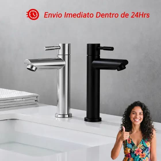 2PC Torneira Banheiro Aço Inox Premium Bancada Moderna Lavabo Luxo Água Mesa de Bica Bacia Curvada