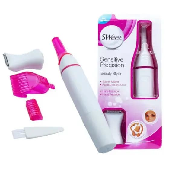 Depilador Feminino Elétrico Precision para Rosto e Corpo