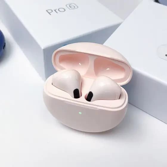 Air Pro 6 TWS Fones De Ouvido Bluetooth Sem Fio Fones De Ouvido Esportivos