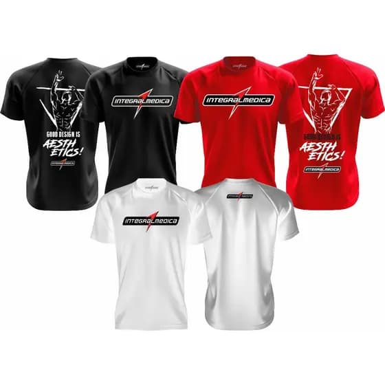 Kit 3 Camisas de Suplemento - Academia Esportiva Treino