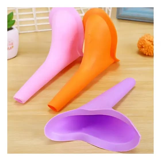 Urinol Feminino Portátil Silicone Reutilizável Para Fazer Xixi Em Pé