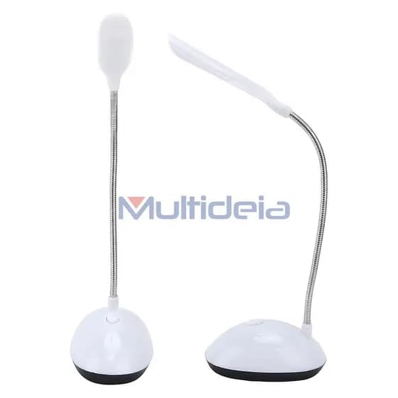 Mini Luminária Portátil De Mesa Ajustavél Para Leitura 360°