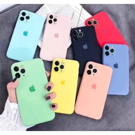 Capa Case Capinha Silicone Aveludado iPhone 11/11PRO/11PROMAX Case Com Logo