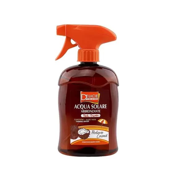 Água Bronzeadora Acqua Solare Delice Solaire Bronzeador Coconut - 500ml