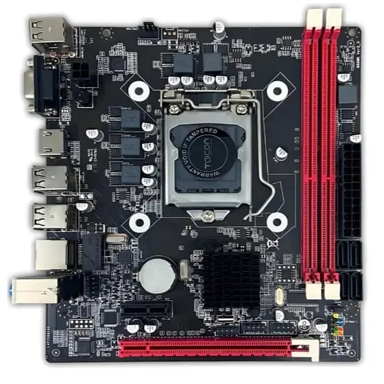 Placa-Mãe H55 LGA1156 DDR3 com HDMI/VGA – Suporte Intel Core i3 i5 i7 – Desempenho e Estabilidade