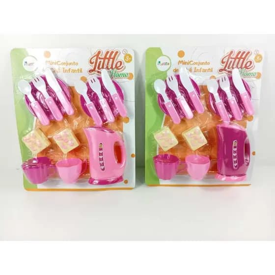 Mini Conjunto de Cha Infantil Jarra e Acessorios Lcb041