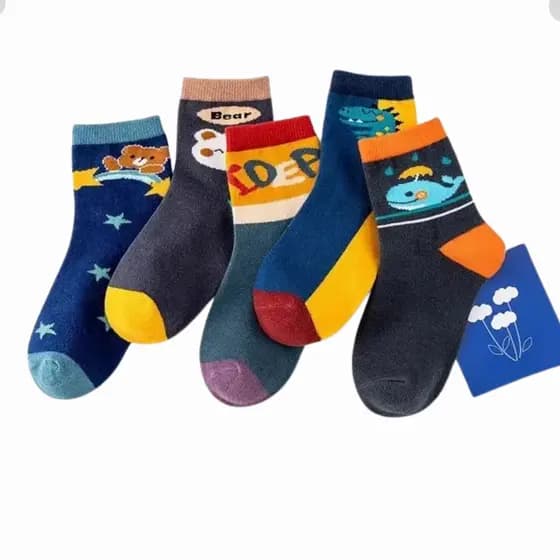 Kit 12 Pares de Meias Infantis Meninos 2 a 10 anos