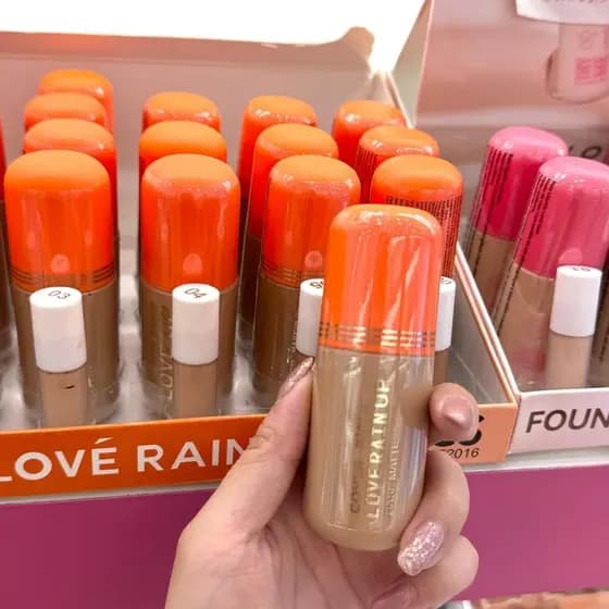 Base Matte Cover Up | Love Rain: acabamento aveludado, resistente à água e suor e longa duração