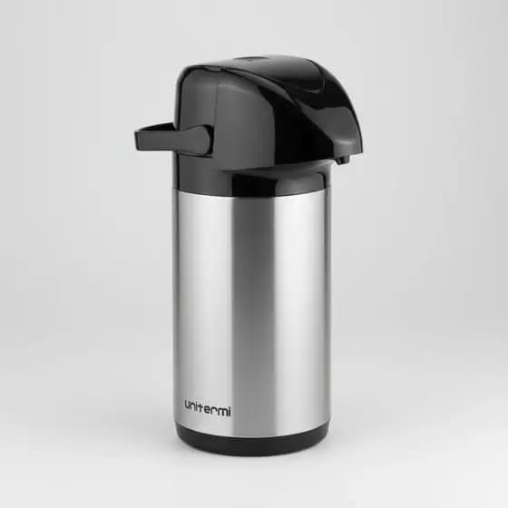 Garrafa Térmica Pressão Verona Inox 600ml Unitermi