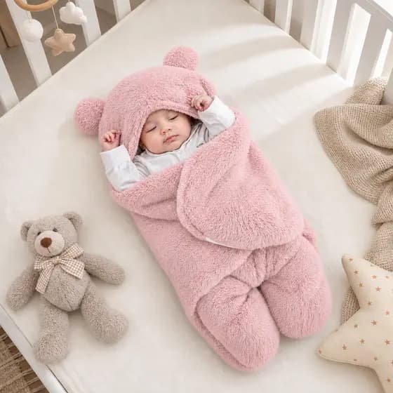 Saco De Dormir Luxo Para Bebe Dupla Face Pra Maternidade