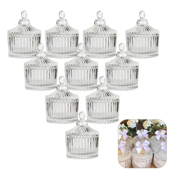 kit bomboniere de vidro com 10/20/30 ou 40 unidades 90 ml lembrancinha casamento chá de bebe e aniversário