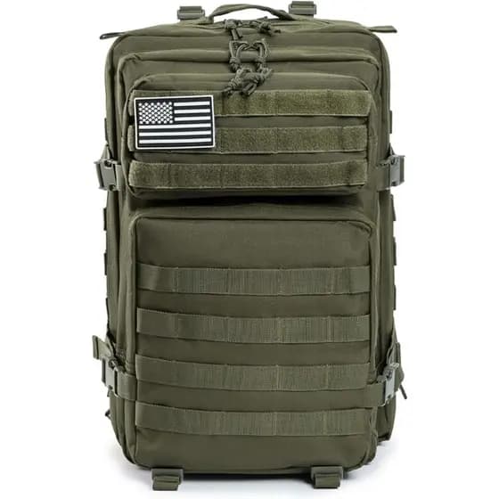 Mochila Militar Camuflada Tática Molle Reforçada Camping Sobrevivência