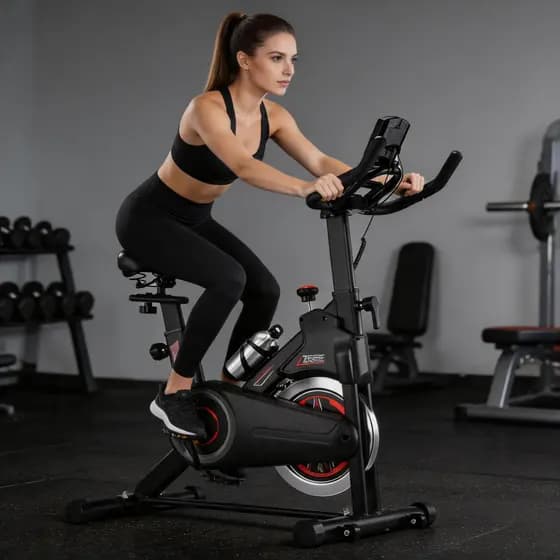 ZRSE Bicicleta Ergométrica Spinning Bike Mecanica 7kg Pace2500 Odin Fit