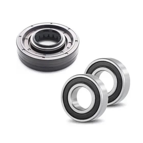 Kit 2 Rolamentos + 1 Retentor Original Brastemp | Lavadora 7 8 9 10 11 Kg | Alta Durabilidade