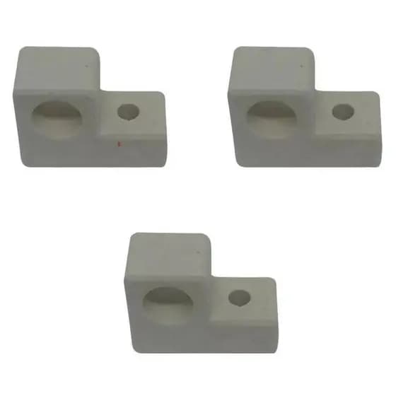 Kit Com 3 Suporte Isolador Louca Resistencia Forno Elétrico 127 Volts