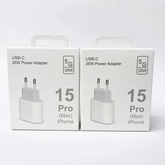 Carregador Turbo 35W iPhone USB C Original Fonte PD Carregador iPhone 15 iPhone 16