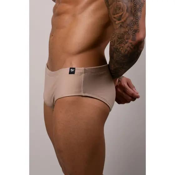 Sunga Slim Nude Masculina Praia Moda Praia Verão Piscina Confortável