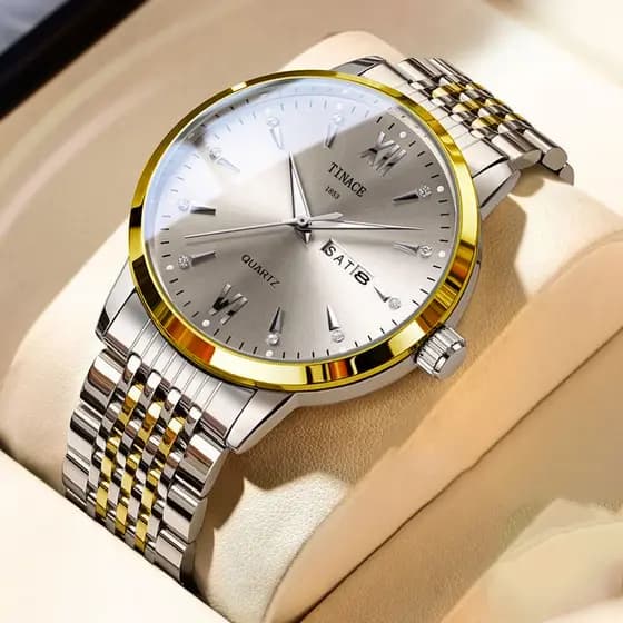 Estilo suíço oco relógio mecânico automático masculino à prova dwaterproof água luminosa duplo calendário negócios na mo