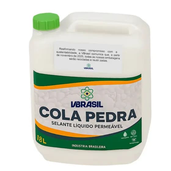 Cola Pedra Fixador de Pedras para Jardim em Galão 18 Litros VBrasil Economico
