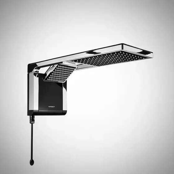 Chuveiro Lorenzetti Acqua Duo Ultra Black Cromado 220v Ducha Elétrica Eletrônica Banheiro Luxo Top