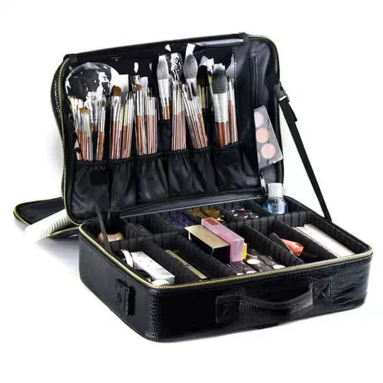 Bolsa de Maquiagem Profissional de Grande Capacidade e Multifuncional de Alta Qualidade