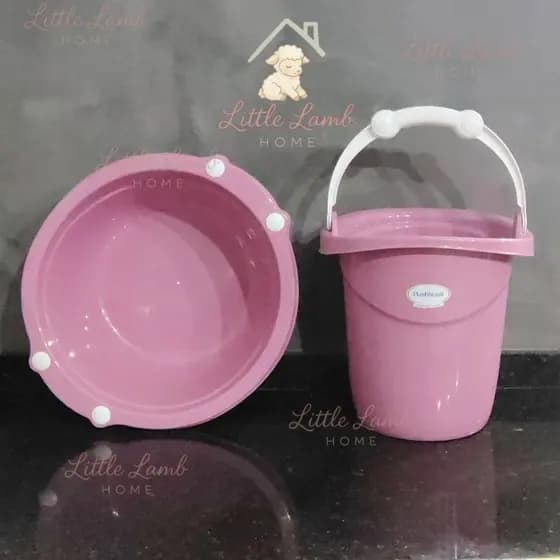 Kit balde com bacia reforçado Premium limpeza organização - Plastibrasil