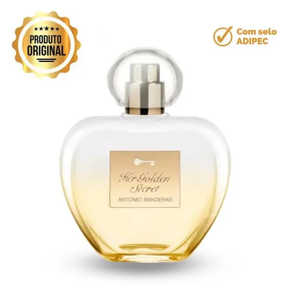 Perfume Her Golden Secret Antonio Banderas Eau de Toilette Perfume Feminino 80ml