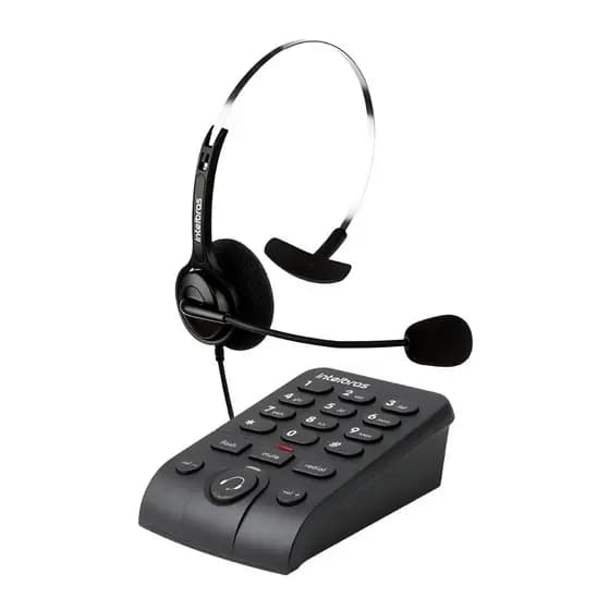 Telefone Headset Intelbras HSB40 para Call Center e Escritório