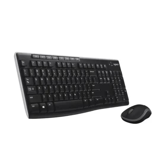 Kit Teclado e Mouse Sem Fio Logitech MK270 Wireless