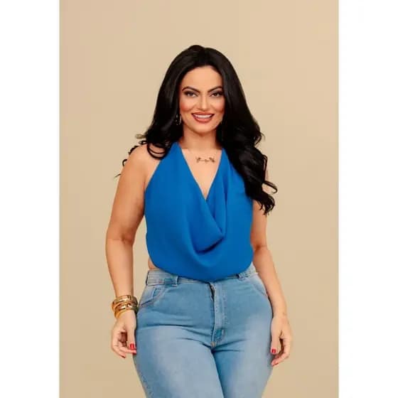 BLUSA CROPPED LENÇO DE AMARRAÇÃO 4 FORMAS DE USAR VÁRIAS CORES