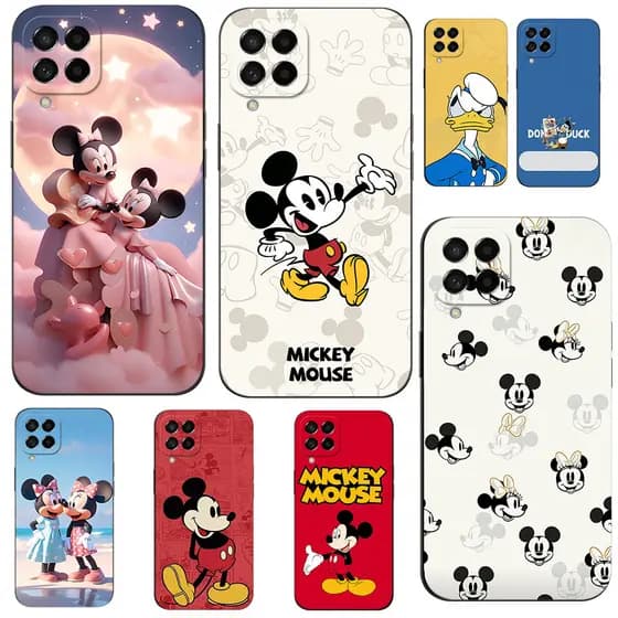 Capinha Personalizada Samsung Galaxy M53 5G Capinha Kawaii Capinha Mickey Minnie Coquette @10028