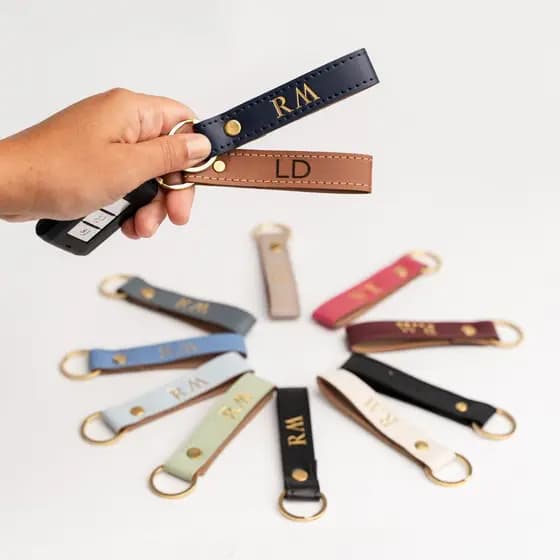 Chaveiro Personalizado de Couro Sintético Chaveiro Tira