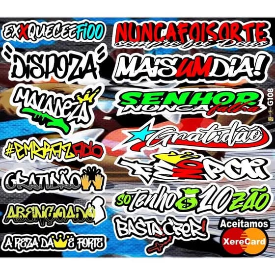 1 Super Cartela - Caderno - Moto - Carro - Bicicleta - Caminhão - Modelo G108