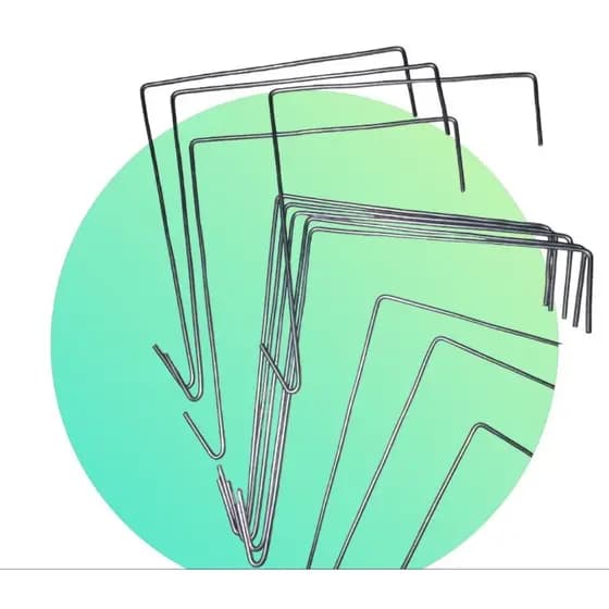 12 ganchos para pendurar vasos em uma parede de blocos de 15 cm