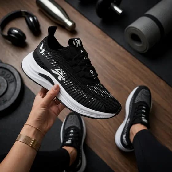 Tênis Esportivo Feminino Performance Academia Corrida Treino Confortável Respirável