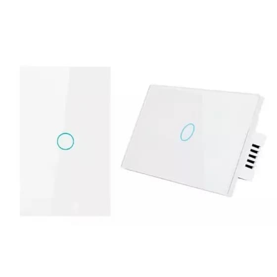 Interruptor Inteligente Wifi Smart Tomada Touch 1 Botão Wi-fi Alexa