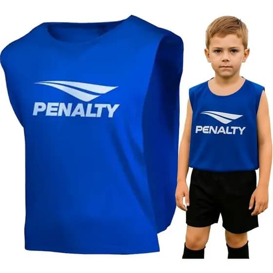 Colete Penalty de Futebol/Futsal Juvenil Treinamento de Poliéster Original