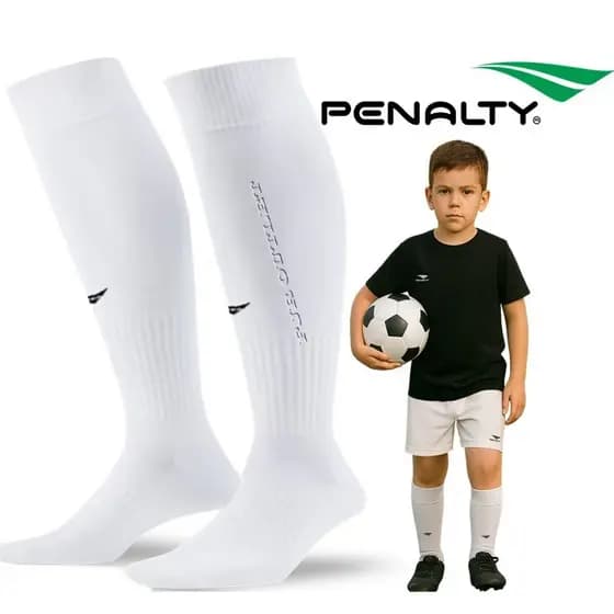 MEIÃO FUTEBOL LISO INFANTIL JUVENIL PENALTY STORM DO 26 AO 32 E DO 33 AO 38