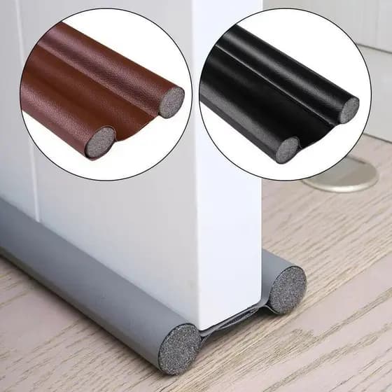Porta Proteção Ajustável Protetor de Porta Rolinho Duplo 80cm Comprimento Kit 3, Kit 2 ou 1 Unidade