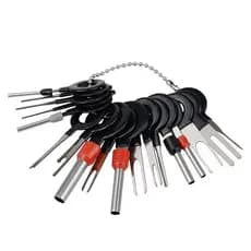 Conjunto de 111/41 peças de ejetores tipo agulha para hastes de terminais automotivos, conectores de aço inoxidável e fe