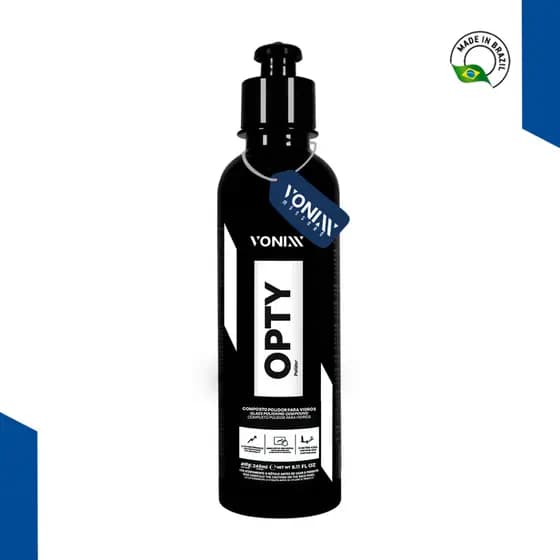 opty 240ml Vonixx - Composto Polidor para Vidros, Remove Riscos Superficiais e Marcas d’Água