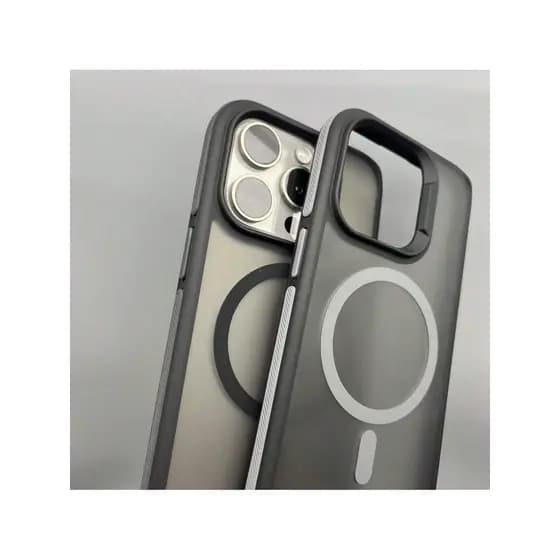 Capa Transparente Reforçada MagSafe iPhone – Proteção e Estilo