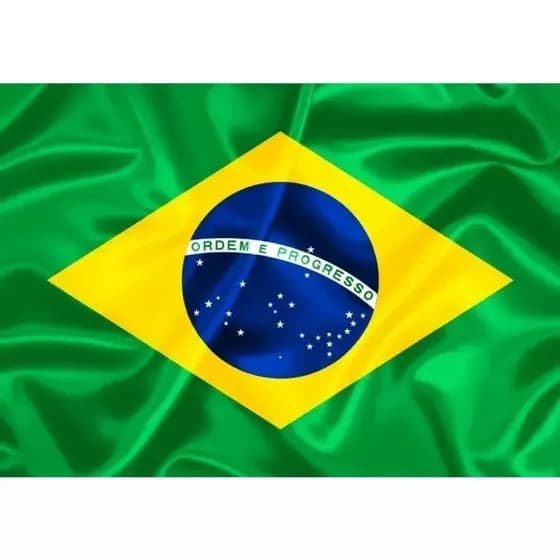 Bandeira do Brasil Grande 1,50m x 0,90m – Tecido Poliéster Resistente para Copa do Mundo, Eventos e Decoração