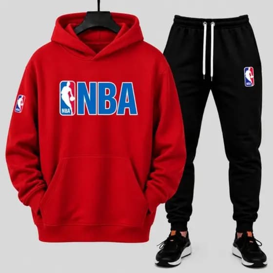 Conjunto moletom flanelado algodão masculino e feminino esporte basquete casaco capuz envio rapido